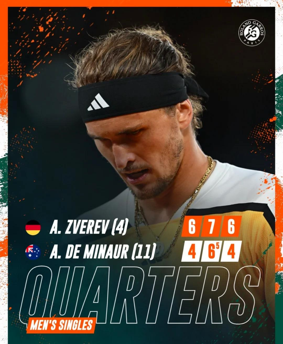 IM Sport-法网横扫年终总决赛，兹维列夫惊艳四座